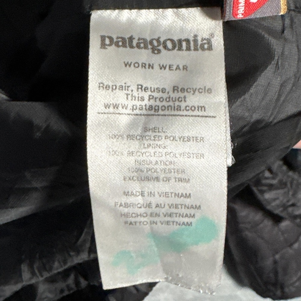 Patagonia Nano Puff Jacket Womens XL Black Puffer Insulated Full Zip *Repair - Picture 6 of 12